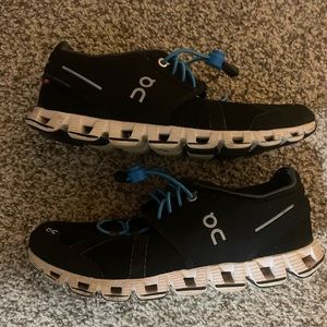 SOLD On Running Cloud 19 Black
Women’s Size 8 Blue Laces